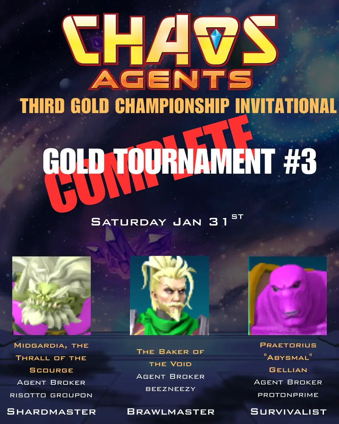 <p>Gold Trial 3 of 3rd champ</p>