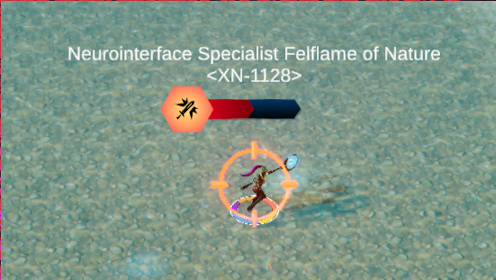 Screenshot of an Agent being targeted