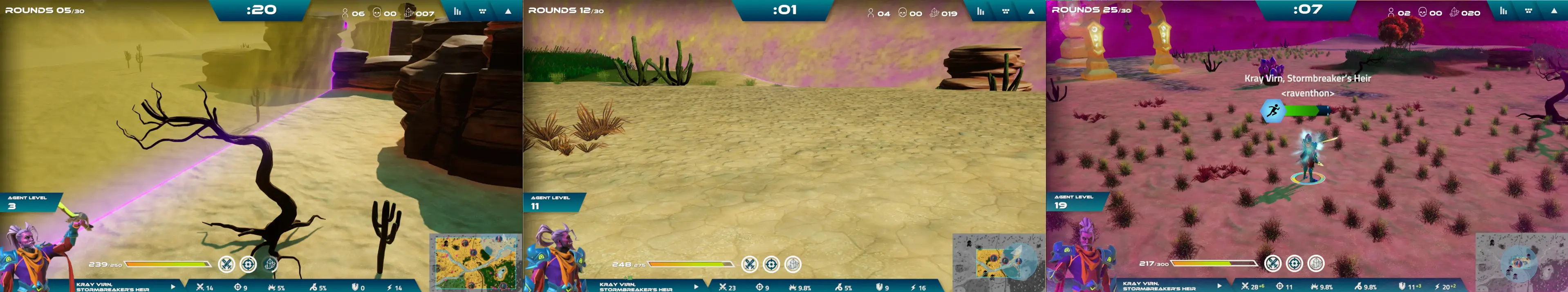 Shardstorm Phase Transitions