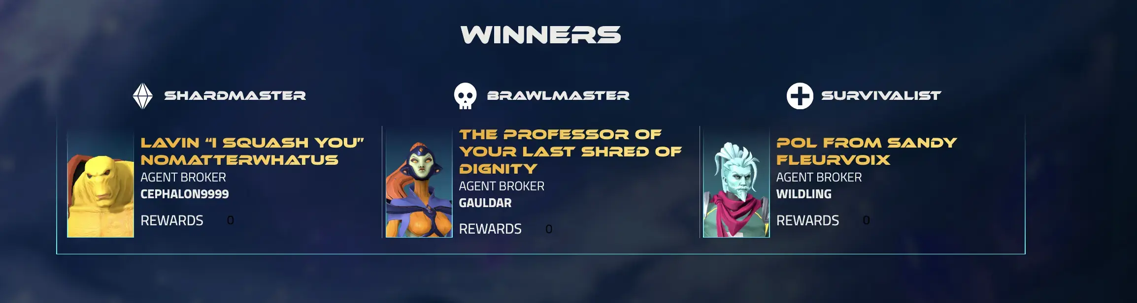 Accord TrialsWinners